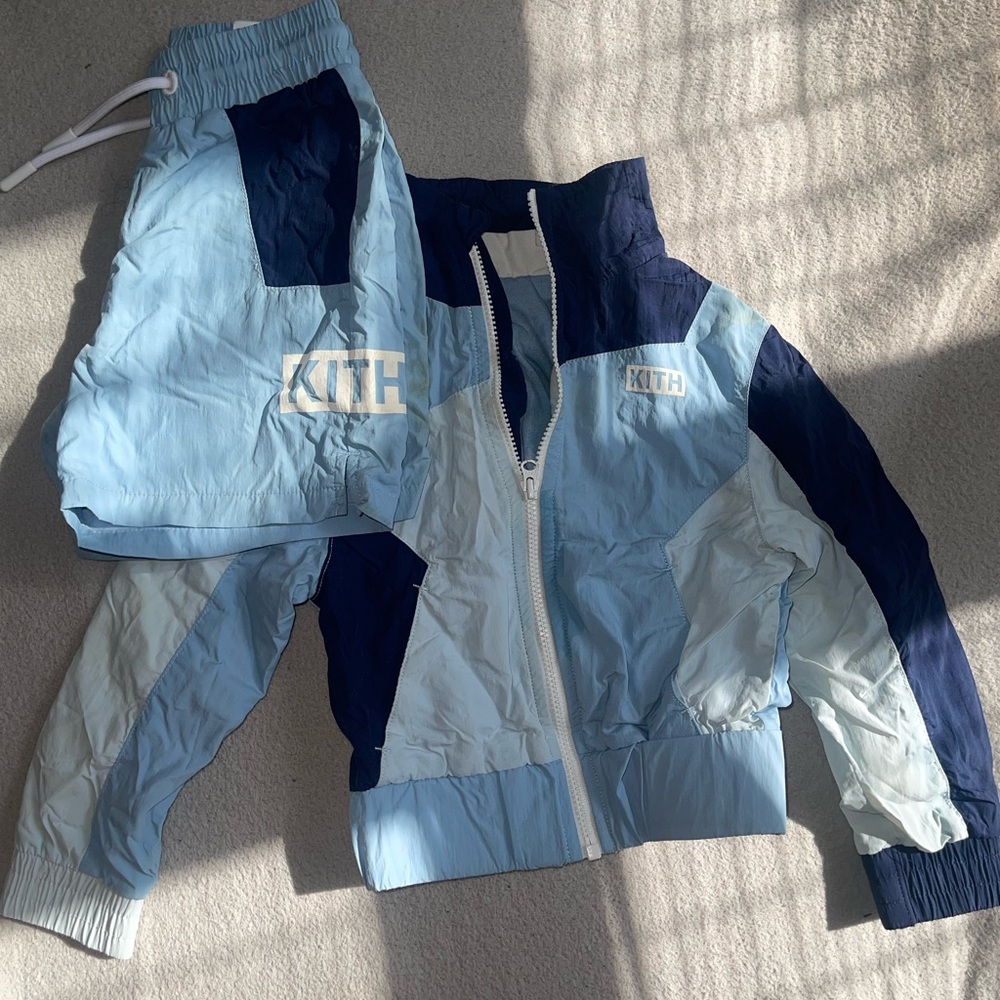 KITH KIDS BLOCKED TRACK SUIT SIZE 2T